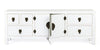 Bizzotto Mobile TV con 5 cassetti e 2 ante Pechino Bianco