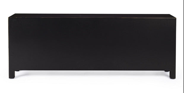 Bizzotto Mobile TV con 5 cassetti e 2 ante Pechino Nero