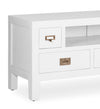 Mobile TV con 5 cassetti Everest Bianco (2)