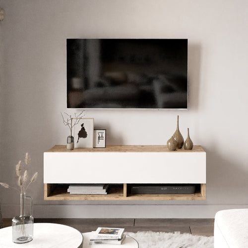 Mobile TV sospeso con 1 anta Future FR13-AW Bianco