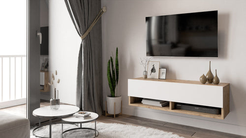Mobile TV sospeso con 1 anta Future FR13-AW Bianco (1)
