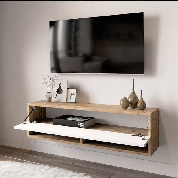 Mobile TV sospeso con 1 anta Future FR13-AW Bianco (2)
