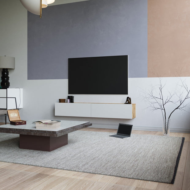 Mobile TV sospeso con 2 ante Future FR8-AW Grande Bianco (4)