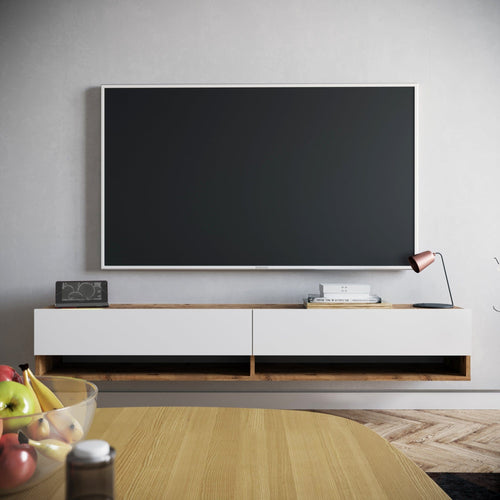 Mobile TV sospeso con 2 ante Future FR9-AW Grande Bianco