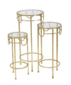 P/Telefono Gold Set 3 Pz cm Ø 33x70-28x60-23x50 (2)