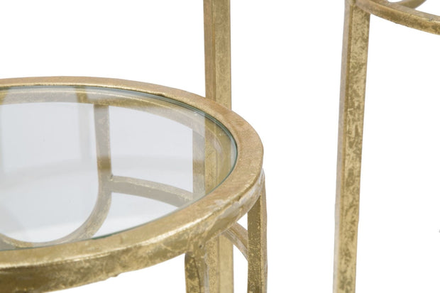 P/Telefono Gold Set 3 Pz cm Ø 33x70-28x60-23x50 (5)