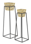 P/Vasi Square Coppia cm Ø 23x70-20x60