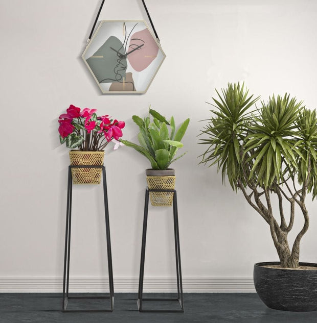 P/Vasi Square Coppia cm Ø 23x70-20x60 (1)