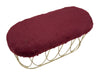 Panca Amelie Bordeaux cm 91,5x40,5x46 (4)