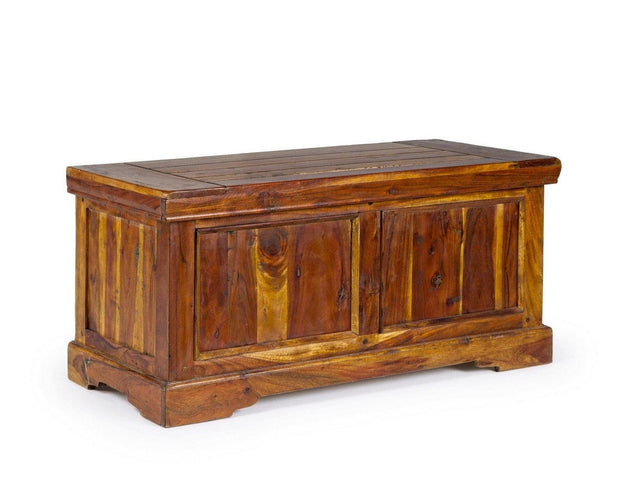 Bizzotto Panca con contenitore in legno Chateaux Naturale