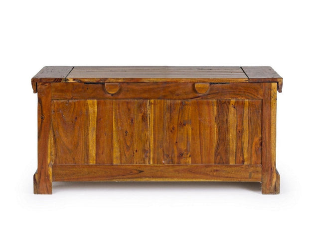 Bizzotto Panca con contenitore in legno Chateaux Naturale