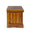 Bizzotto Panca con contenitore in legno Chateaux Naturale