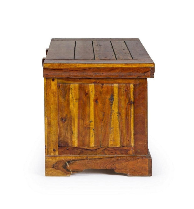 Bizzotto Panca con contenitore in legno Chateaux Naturale