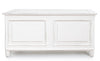 Bizzotto Panca con contenitore in legno Colette Bianco