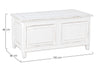 Bizzotto Panca con contenitore in legno Colette Bianco