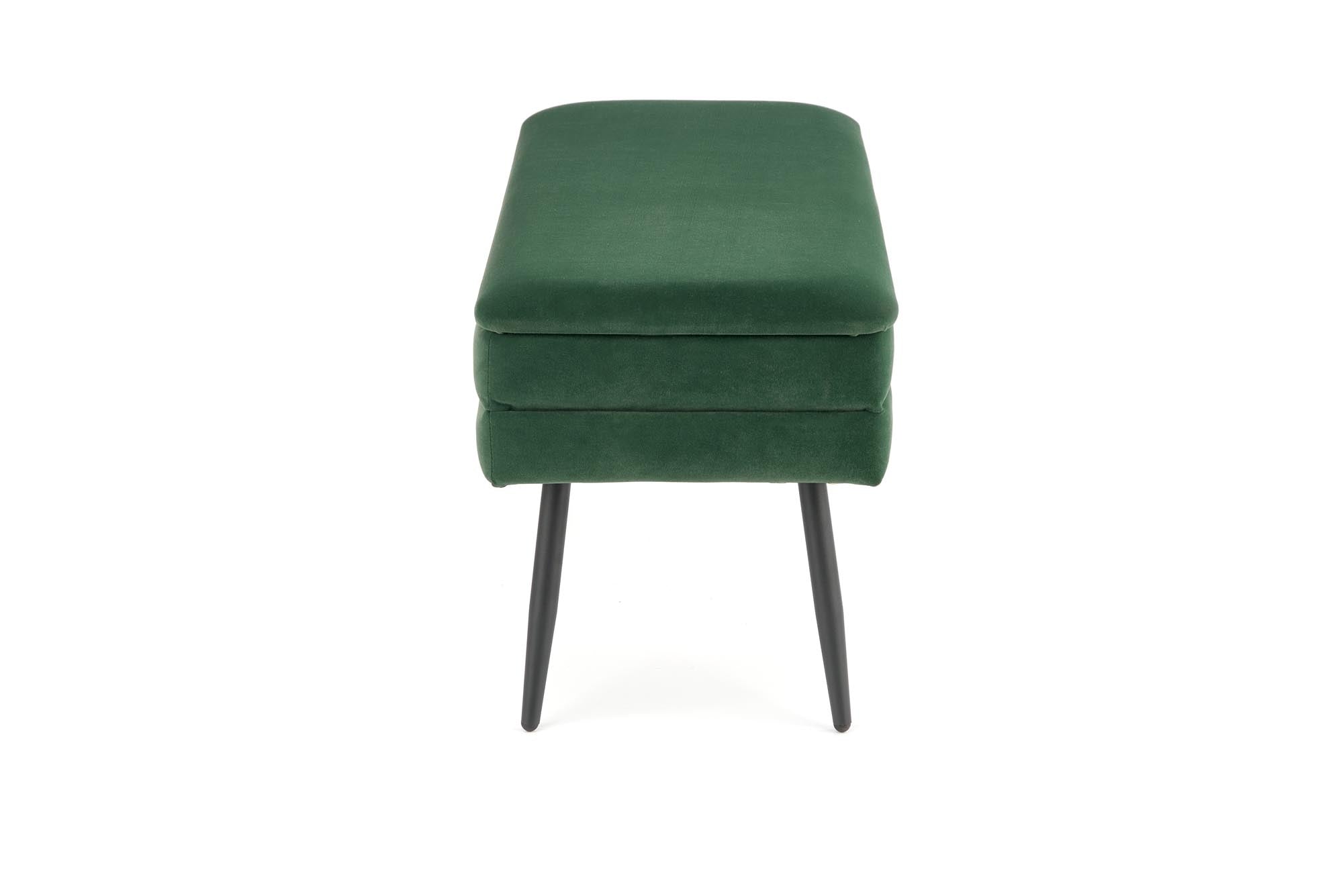Halmar Panca con contenitore in velluto Velante Verde