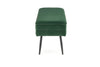 Halmar Panca con contenitore in velluto Velante Verde
