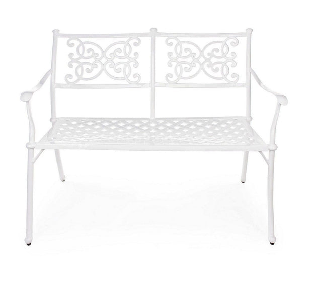 Bizzotto Panca da giardino Giglio Bianco