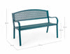 Bizzotto Panca da giardino Lizette Blu