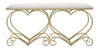 Panca Heart Crema cm 105x37,5x51,5