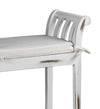 Panca in legno con contenitore Kipas Bianco (1)