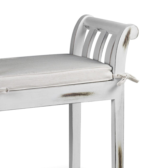 Panca in legno con contenitore Kipas Bianco (1)