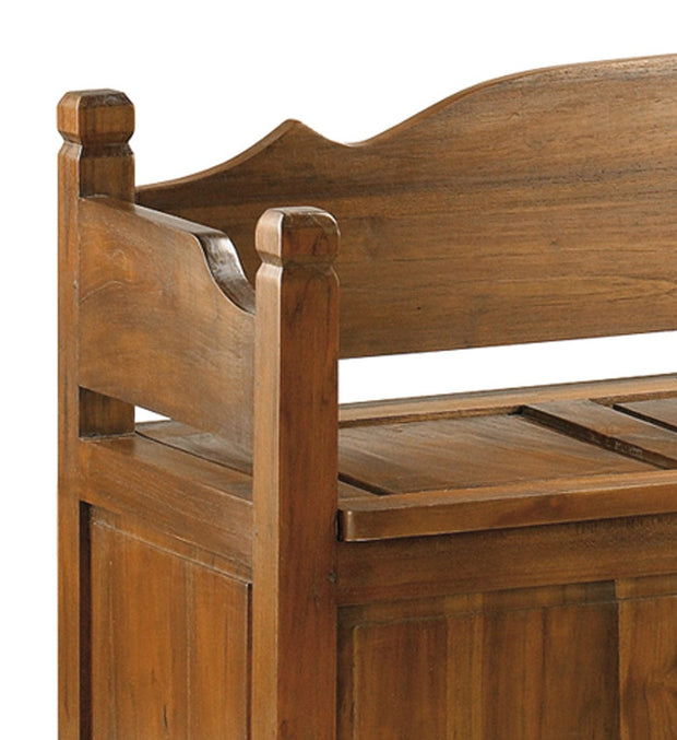 Panca in legno con contenitore Mimi Noce (2)