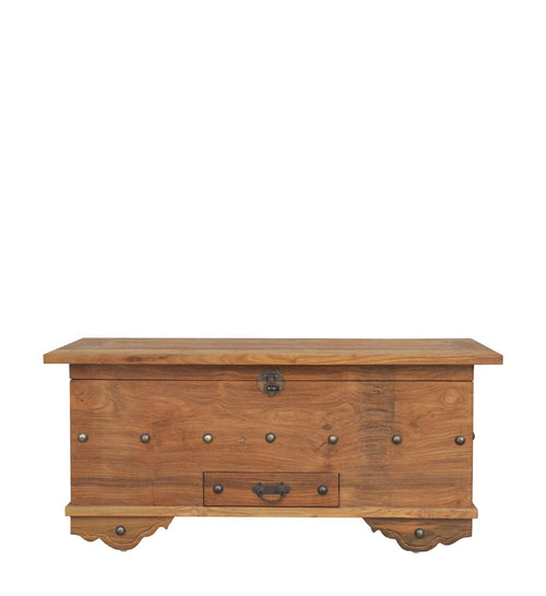 Panca in legno con contenitore Teak Anne Piccola Noce (1)