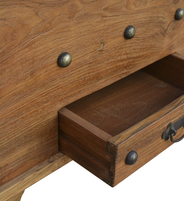Panca in legno con contenitore Teak Anne Piccola Noce (6)
