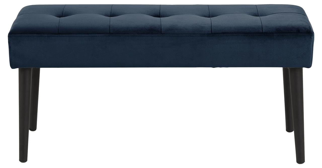 Panca in velluto Glory Blu
