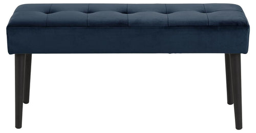 Panca in velluto Glory Blu