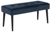 Panca in velluto Glory Blu (2)