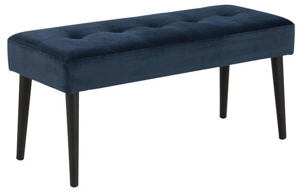 Panca in velluto Glory Blu (2)