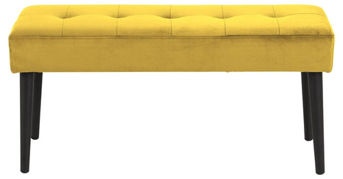 Panca in velluto Glory Giallo
