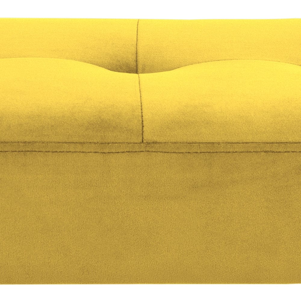 Panca in velluto Glory Giallo (5)