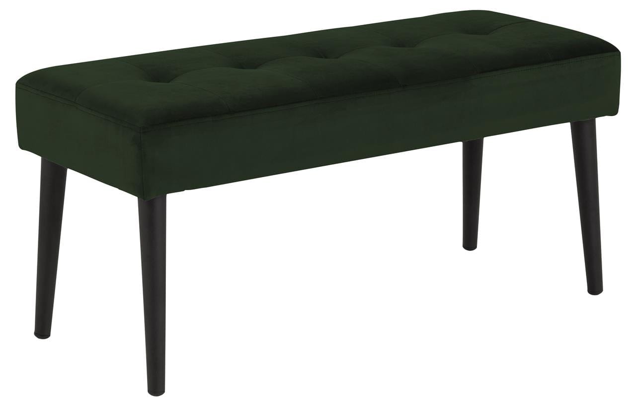 Panca in velluto Glory Verde (2)