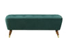Panca in velluto Palm Verde