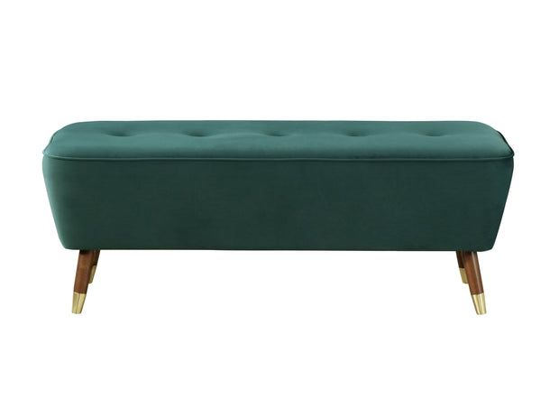 Panca in velluto Palm Verde