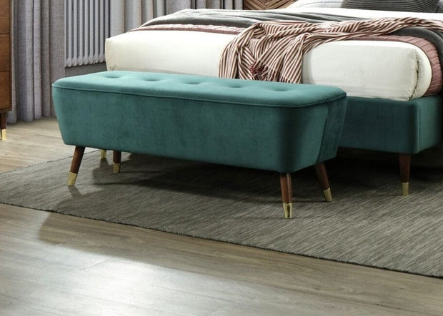Panca in velluto Palm Verde (2)