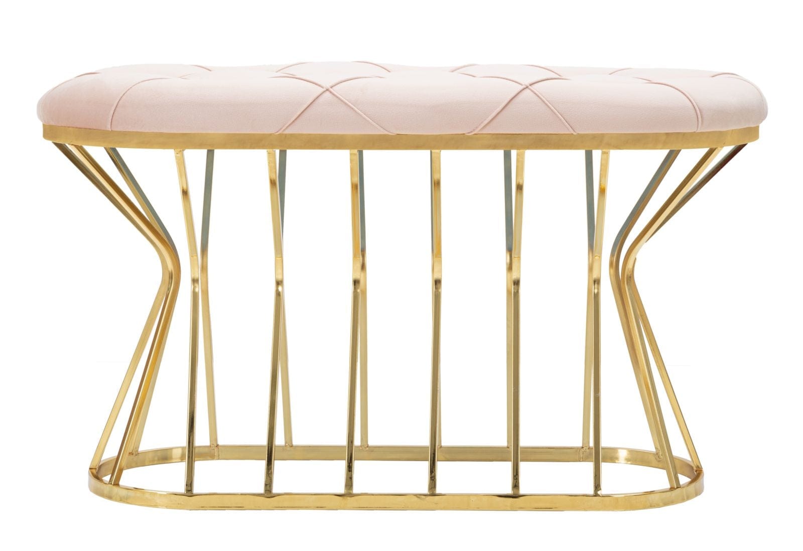 Panca Zig Rosa cm 91x38x52
