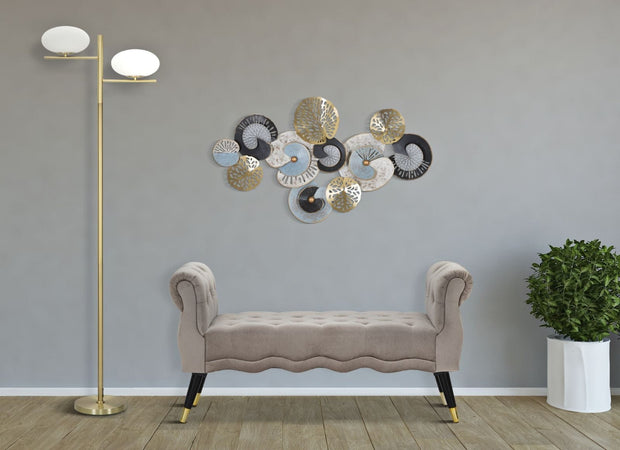 Panchetta Paris Grigia/Gold cm 120x40x60 (1)