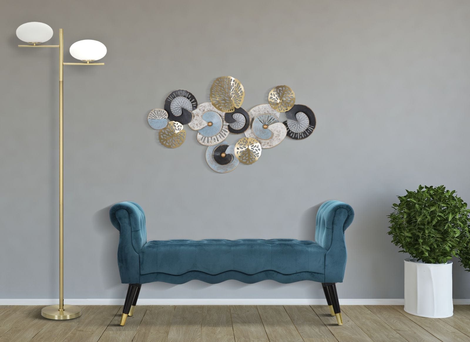 Panchetta Paris Ottanio/Gold cm 120x40x60 (1)