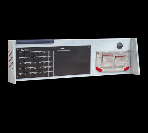 Pannello multifunzionale con Memo Board e USB Trio, L138xL21xH40 cm