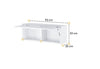 Lenart Pensili con 1 anta BC29 Bianco Lucido
