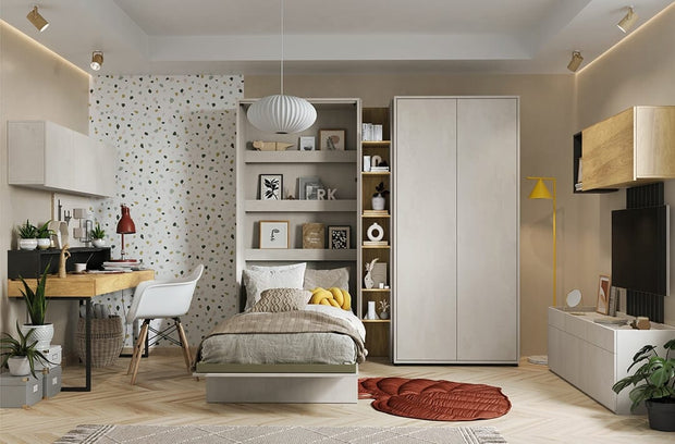Lenart Pensili per bambini/adolescenti con 1 anta Teen Flex TF12 Naturale