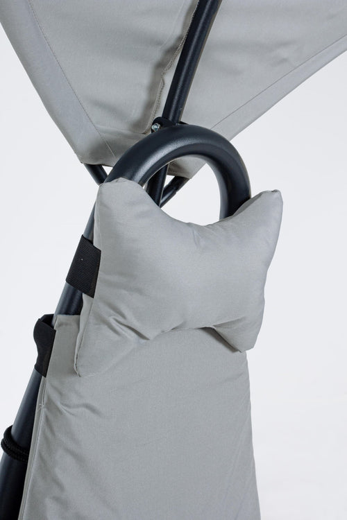 Bizzotto Poltrona a dondolo da giardino Baffin Antracite