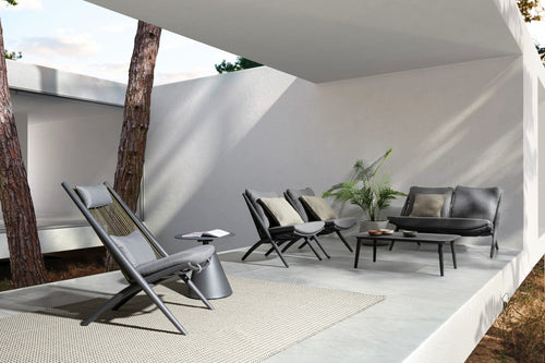 Bizzotto Poltrona da giardino Aloha Lounge Antracite