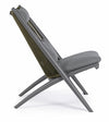 Bizzotto Poltrona da giardino Aloha Lounge Antracite
