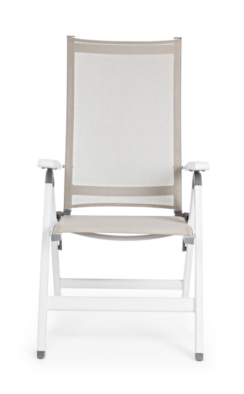 Bizzotto Poltrona da giardino Cruise Bianco