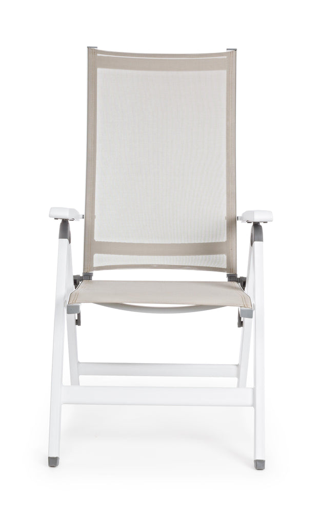 Bizzotto Poltrona da giardino Cruise Bianco
